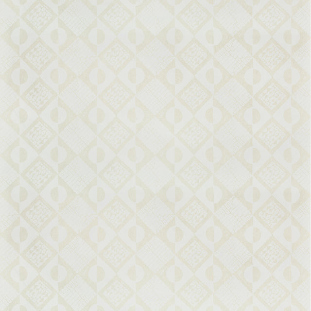 Lee Jofa CIRCLES AND SQUARES WP OFF WHITE Wallpaper