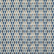 Baker Lifestyle MAZARA INDIGO Drapery Fabric