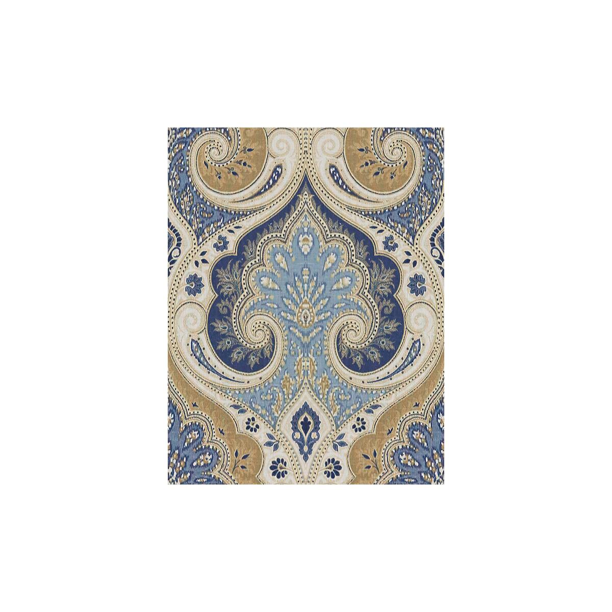 Baker Lifestyle LATIKA INDIGO/CASHEW Fabric