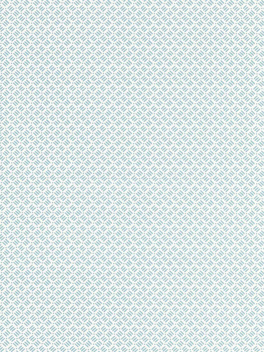 Scalamandre Dash & Dot Print Sky Fabric