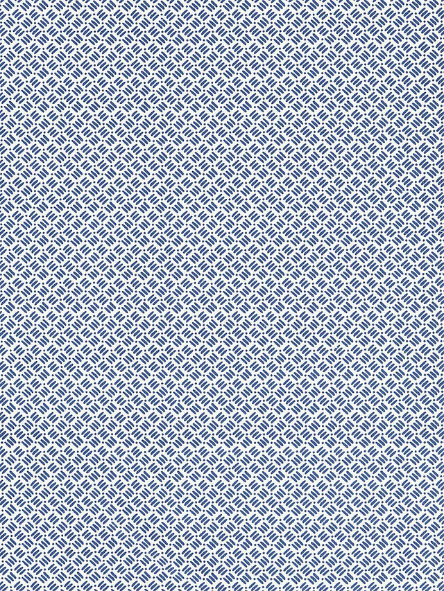 Scalamandre Dash & Dot Print Marine Fabric