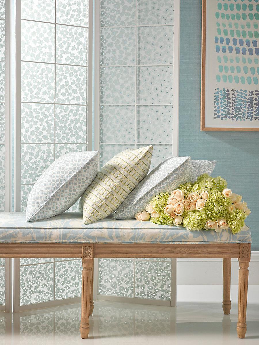 Scalamandre Oleana Blue Wisp Fabric