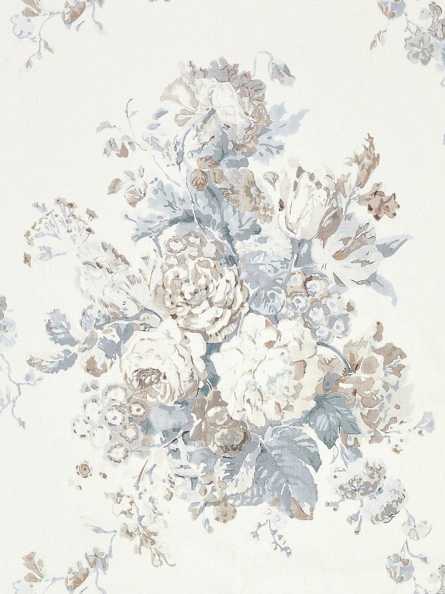 Scalamandre Sybilla Bouquet Frost Fabric