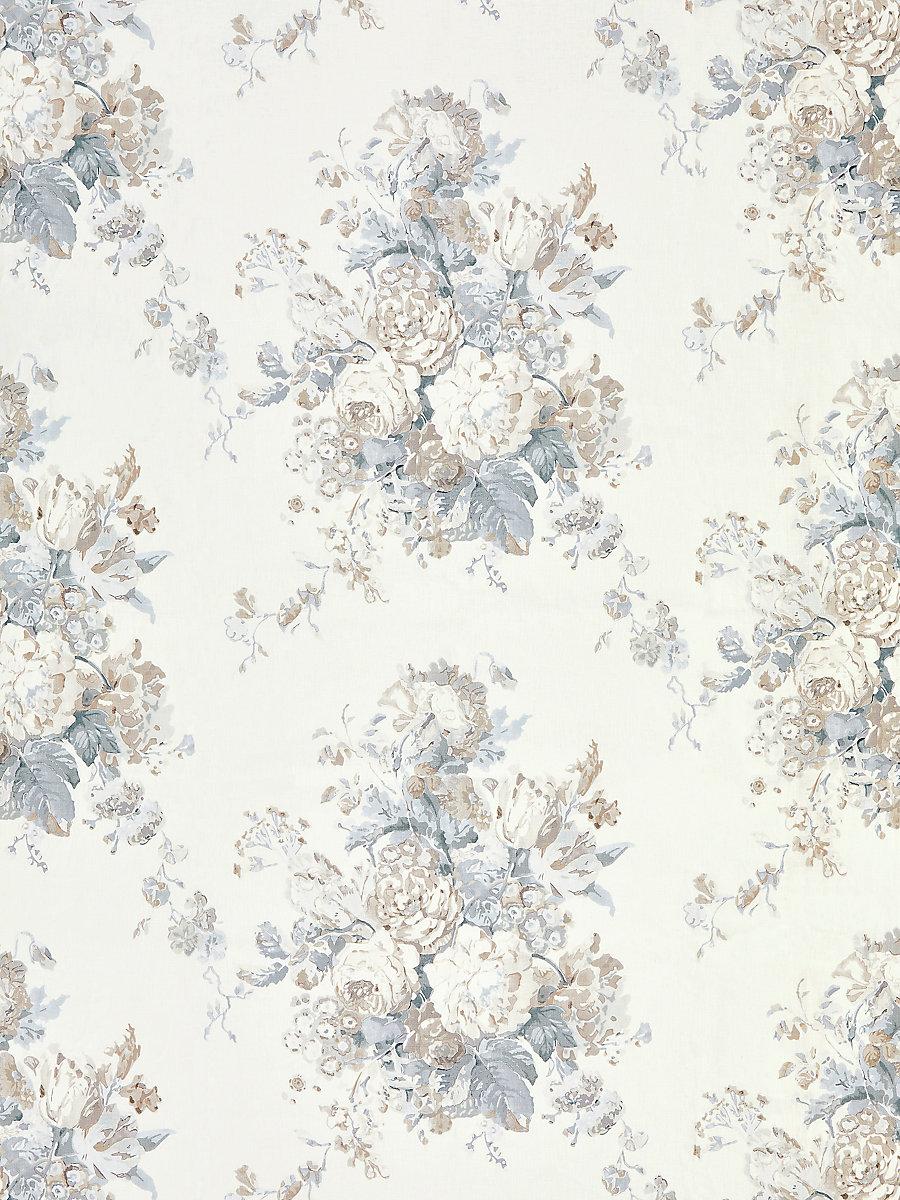 Scalamandre Sybilla Bouquet Frost Fabric