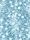 Grey Watkins Wildflower Blueprint Fabric