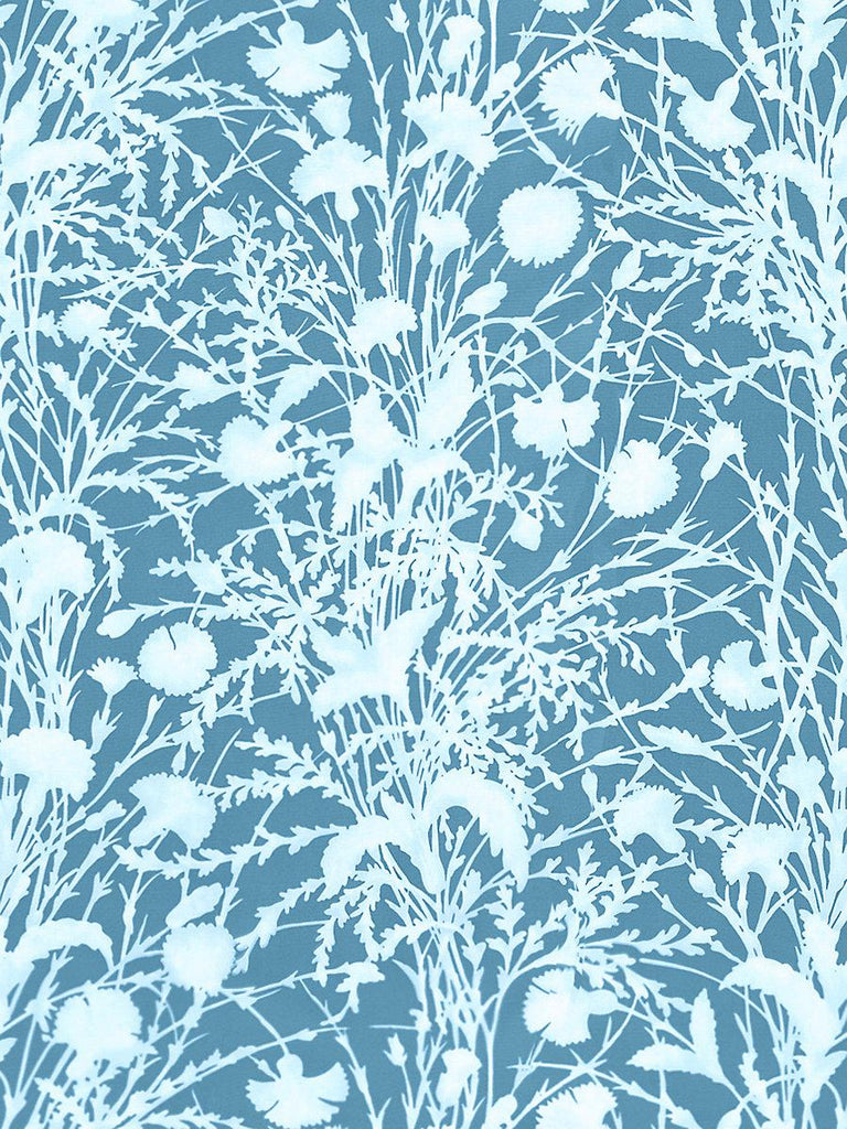 Grey Watkins WILDFLOWER BLUEPRINT Fabric