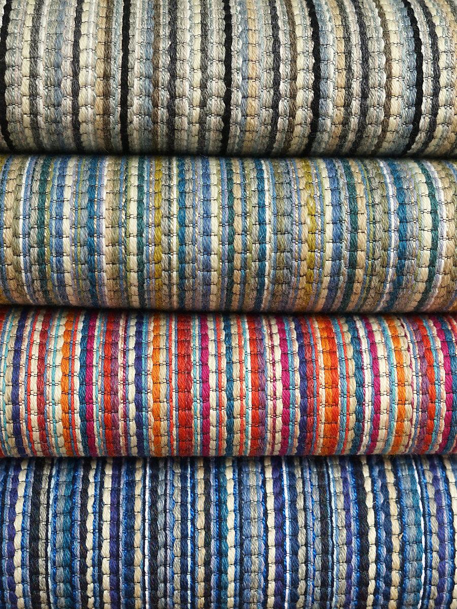 Scalamandre Alder Stripe Bluejay Fabric