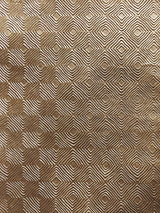 Scalamandre Cuir Mosaique Bronze Fabric