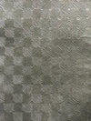 Old World Weavers Cuir Mosaique Silver Fabric