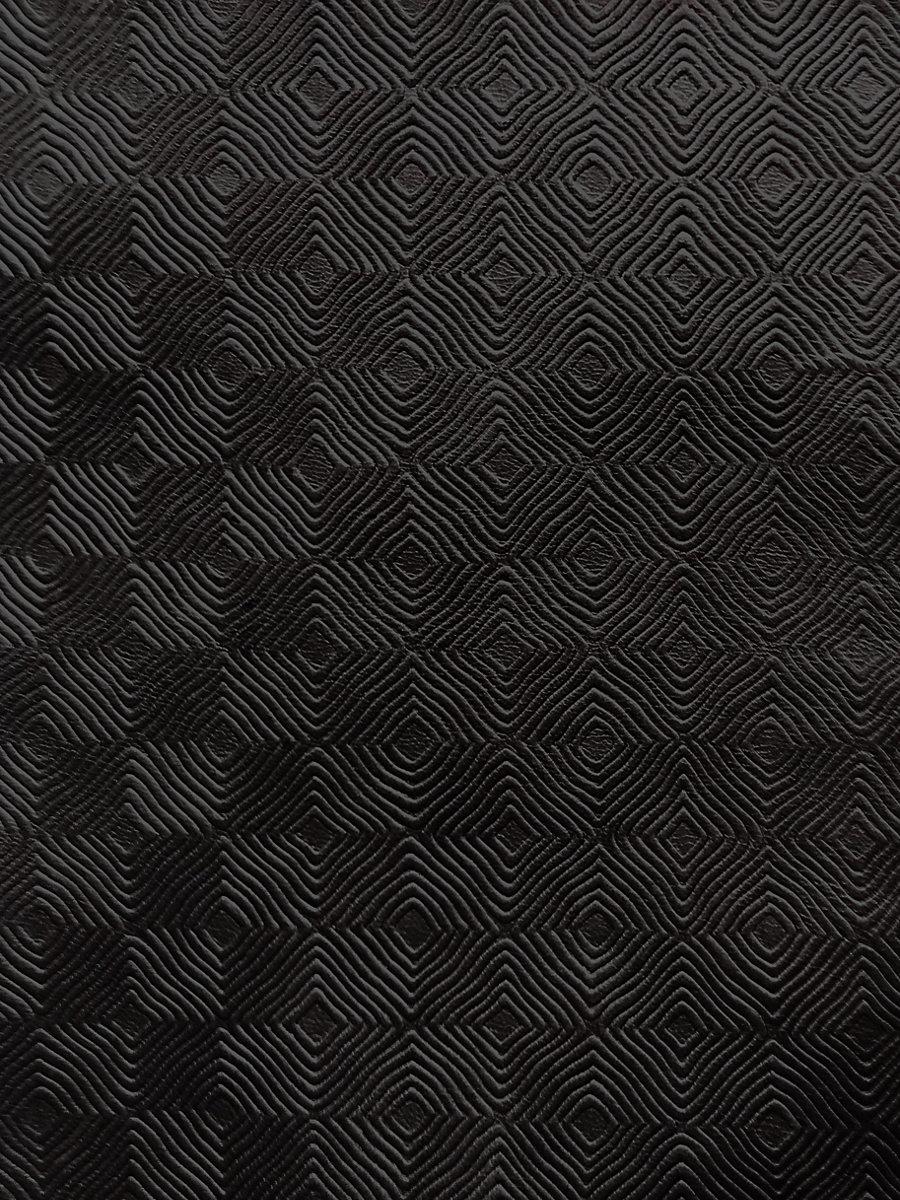 Scalamandre Cuir Mosaique Black Fabric