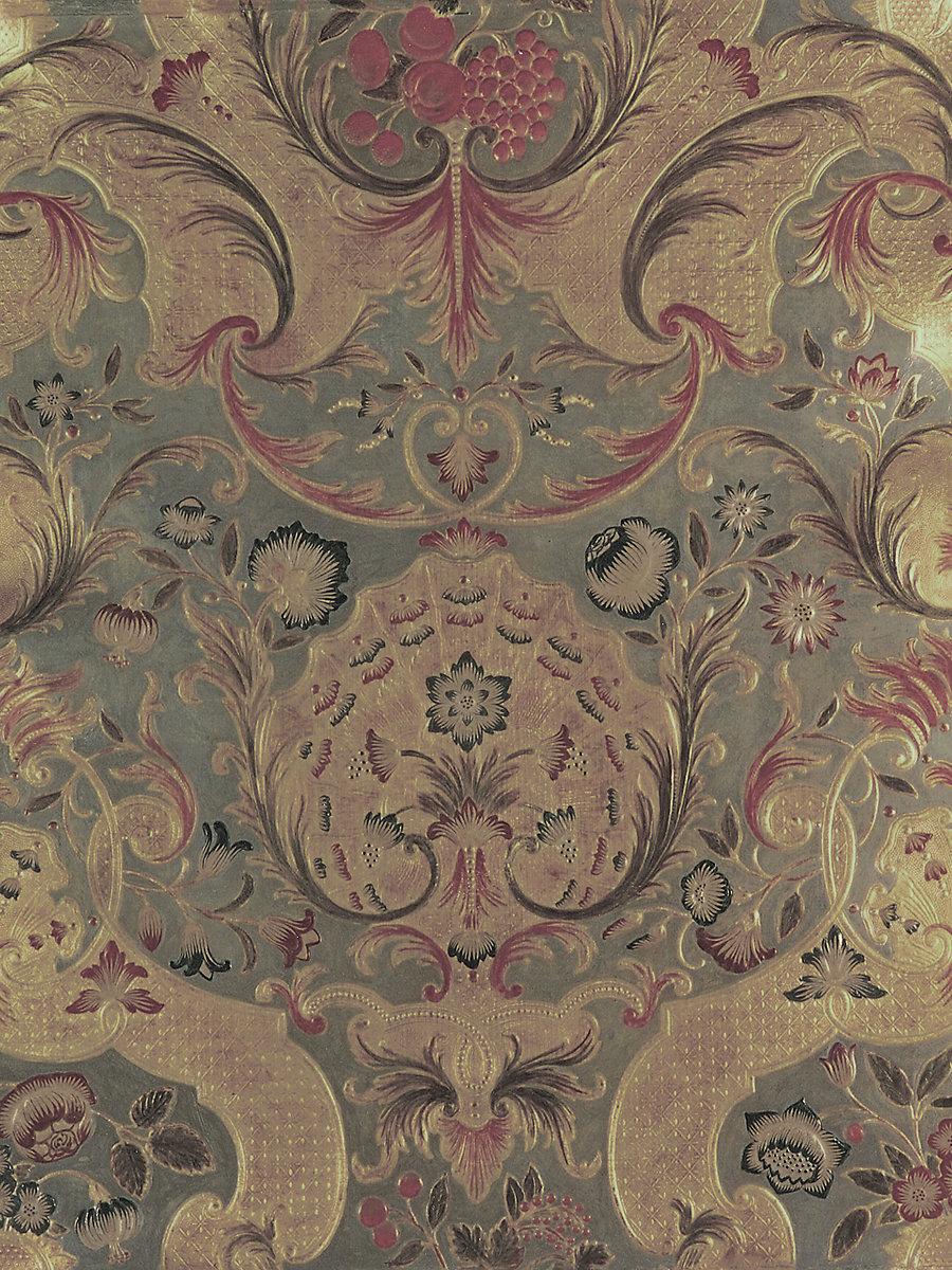 Scalamandre Cuir Versailles Green/Multi Fabric