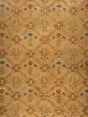 Scalamandre Cuir Chene White/Gold Fabric