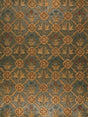 Scalamandre Cuir Chene Bleu/Gold Fabric