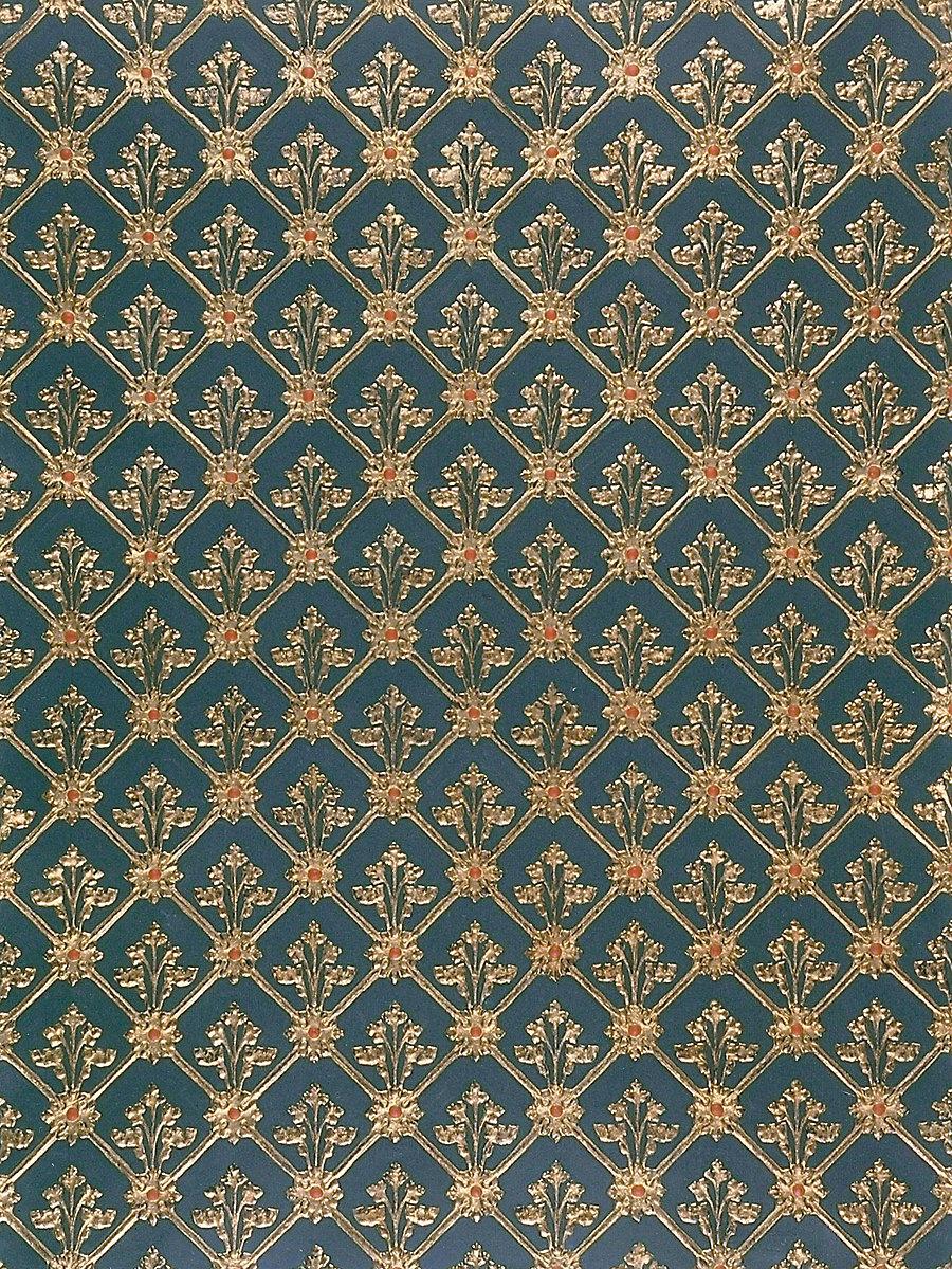 Scalamandre Cuir Resille Green/Gold Fabric
