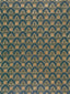 Scalamandre Cuir Resille Green/Gold Fabric