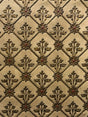 Scalamandre Cuir Resille White/Gold Fabric