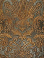 Scalamandre Cuir Colbert Bleu/Gold Fabric