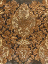 Scalamandre Cuir Colbert Blanc/Gold Fabric
