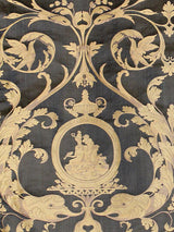 Scalamandre Delfini Nero Fabric