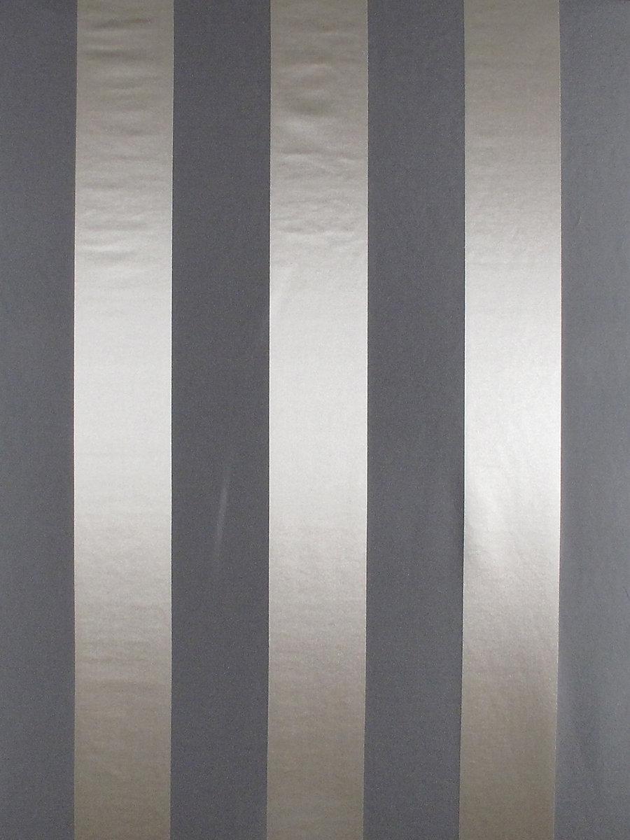 Scalamandre Galleria Colonna Rigato Grey Fabric