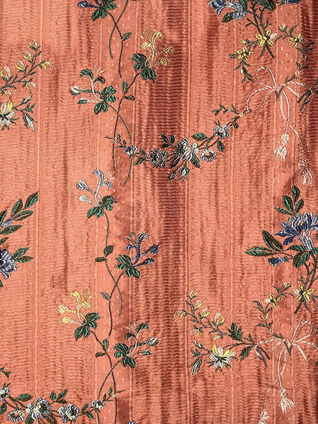 Scalamandre Broche Orleans Apricot Fabric