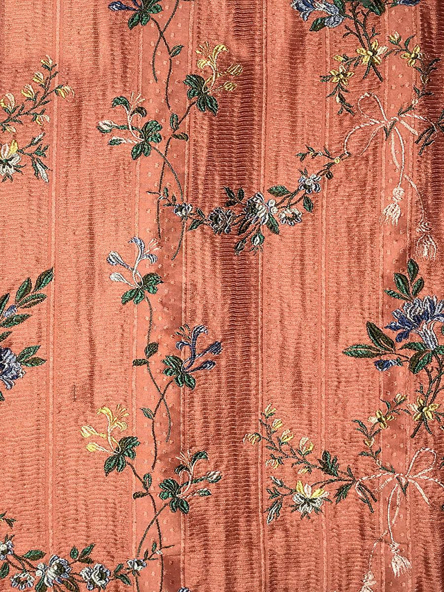 Scalamandre Broche Orleans Apricot Fabric