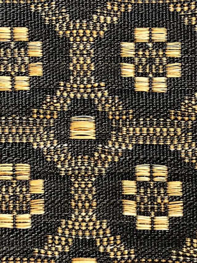 Scalamandre Holstein Horsehair Beige / Black Fabric