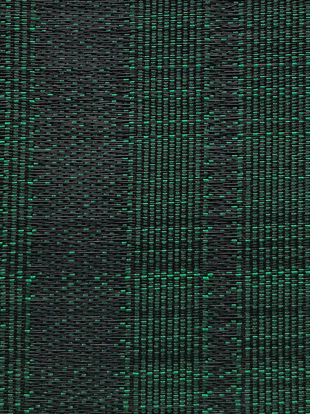 Scalamandre Pinto Silk Horsehair Green / Black Fabric