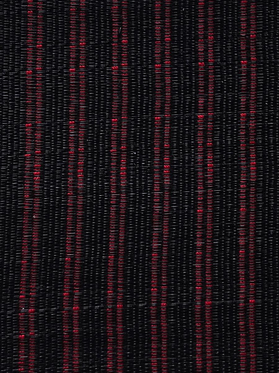 Scalamandre Tarpan Horsehair Red / Black Fabric