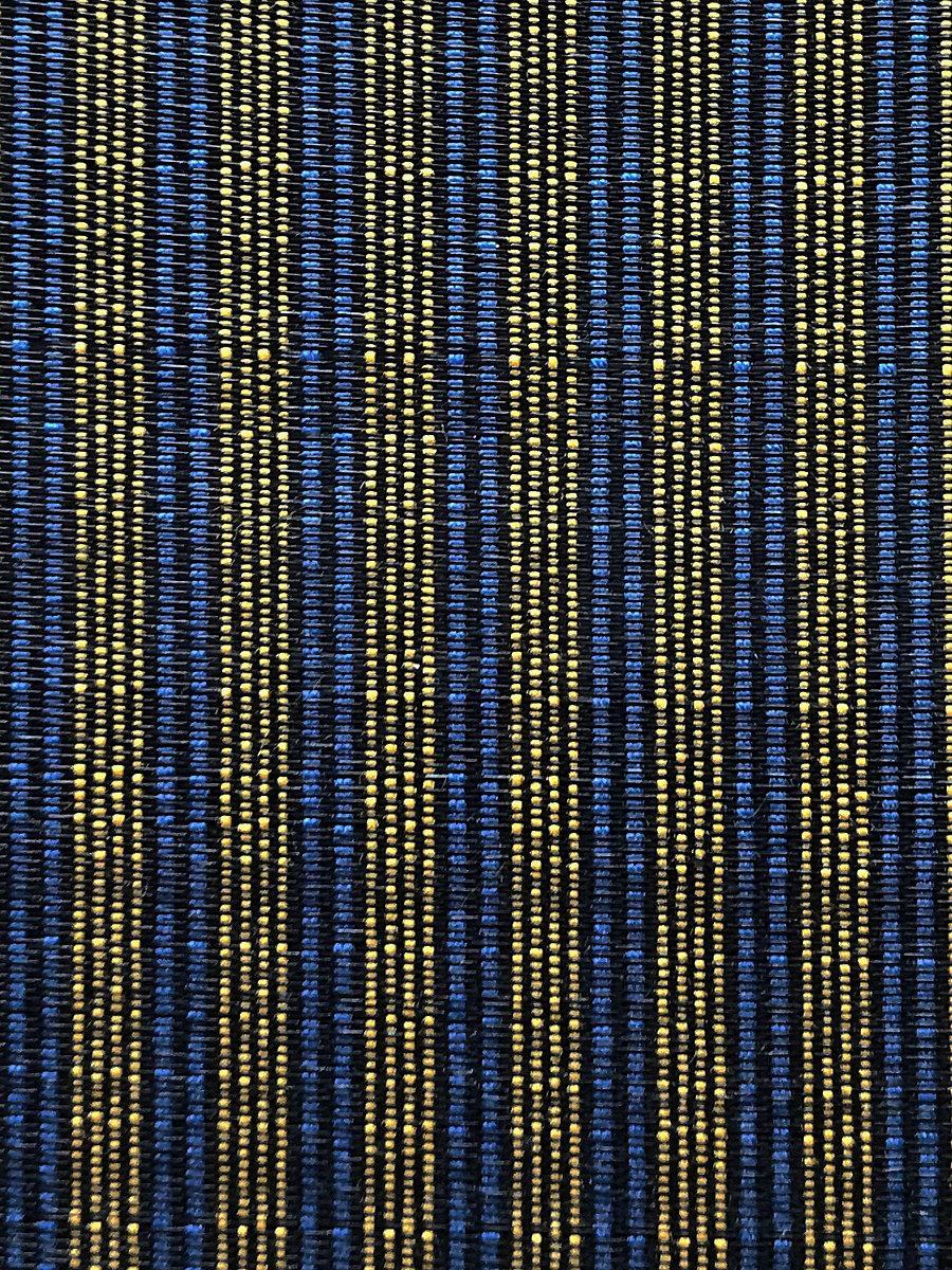 Scalamandre Tarpan Horsehair Blue / Gold Fabric