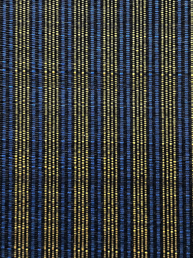 Scalamandre Tarpan Horsehair Blue / Gold Fabric