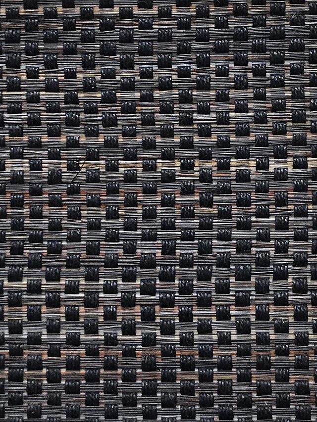 Scalamandre Selle Ii Horsehair Black Linen / Grey Fabric