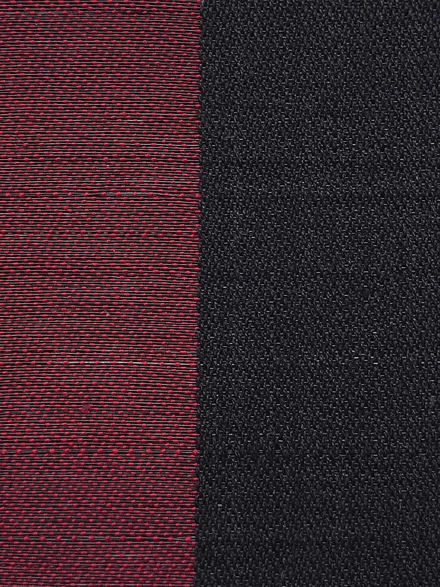 Scalamandre Breton Horsehair Red / Black Fabric