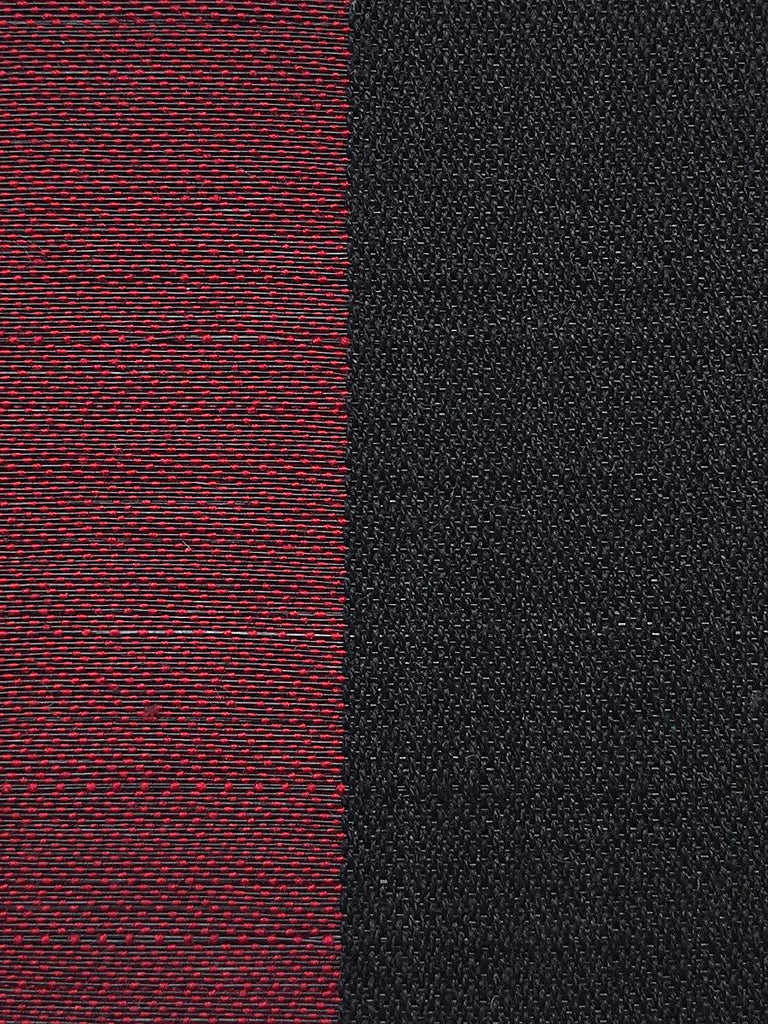 Old World Weavers BRETON HORSEHAIR RED / BLACK Fabric