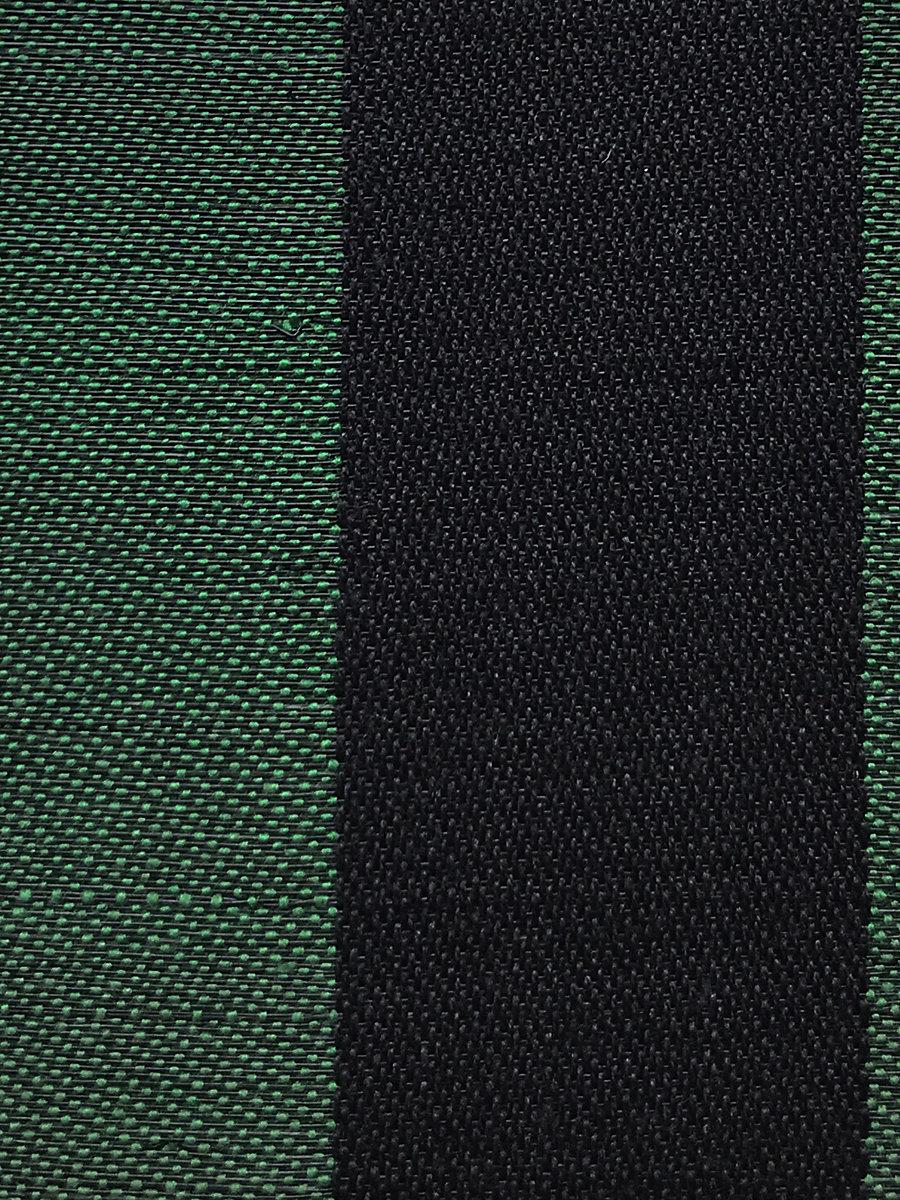 Scalamandre Breton Horsehair Green / Black Fabric