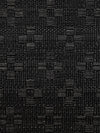 Old World Weavers Ermine Horsehair Black Upholstery Fabric