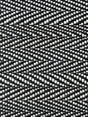Scalamandre Milzig Herringbone | Horsehair White / Black Fabric