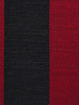 Scalamandre Breton Horsehair Black / Red Fabric