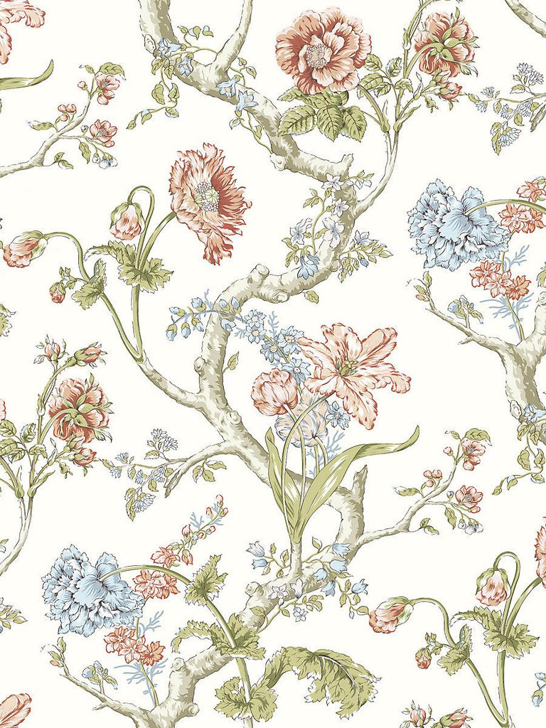 Scalamandre Andrew Jackson Floral Countryside Wallpaper – DecoratorsBest