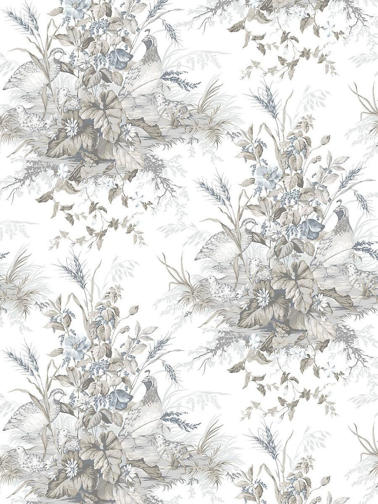 Scalamandre EDWIN'S COVEY GRISAILLE Wallpaper