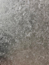 Scalamandre Hand Hammered Leaf Silver Wallpaper