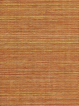 Scalamandre Organic Dual Tone Sisal Paprika Wallpaper