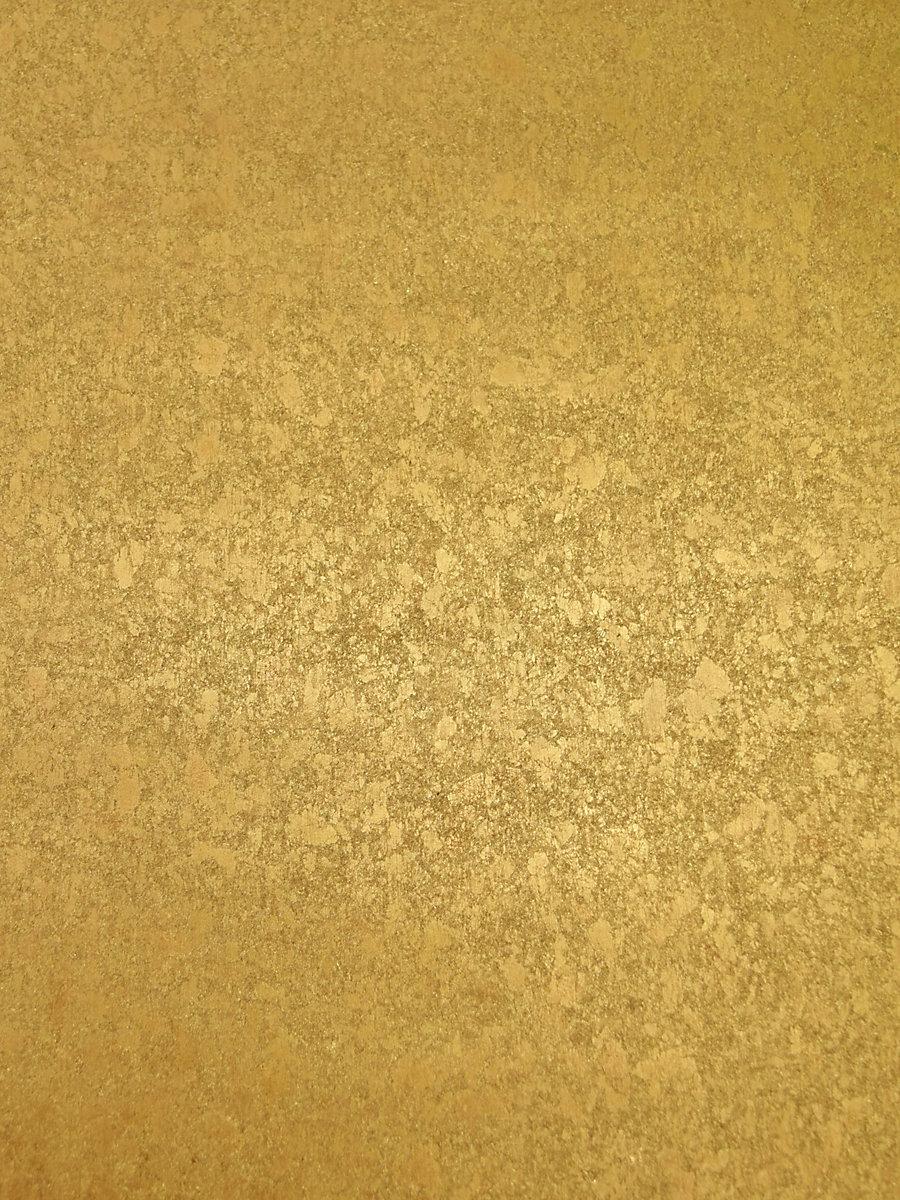 Scalamandre Hand Hammered Leaf Brass Wallpaper