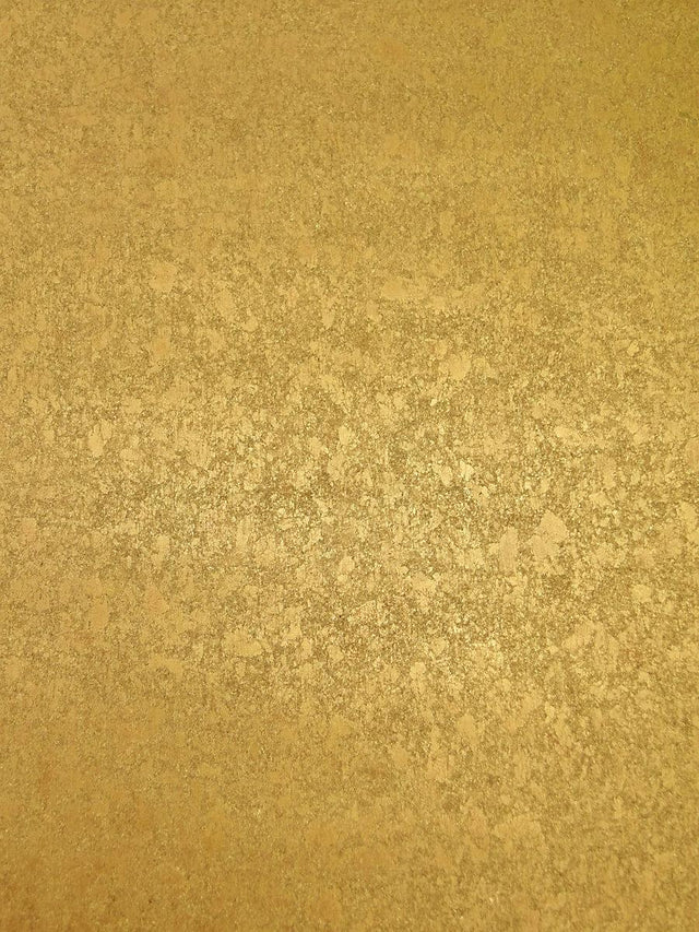 Scalamandre Hand Hammered Leaf Brass Wallpaper