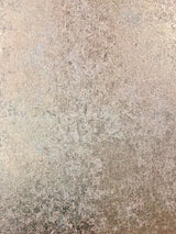 Scalamandre Hand Hammered Leaf Rose Gold Wallpaper