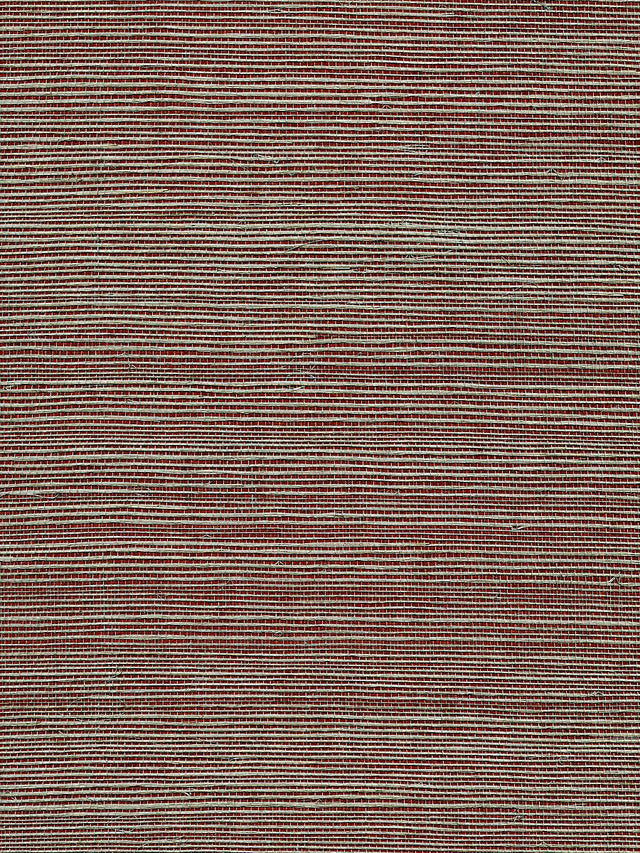 Scalamandre Organic Dual Tone Sisal Blue Spice Wallpaper