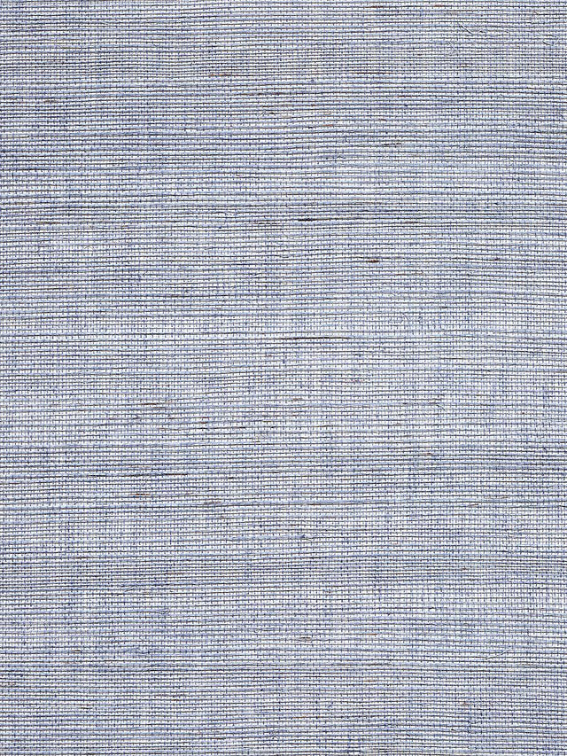 Scalamandre Organic Sisal Sea Blue Wallpaper