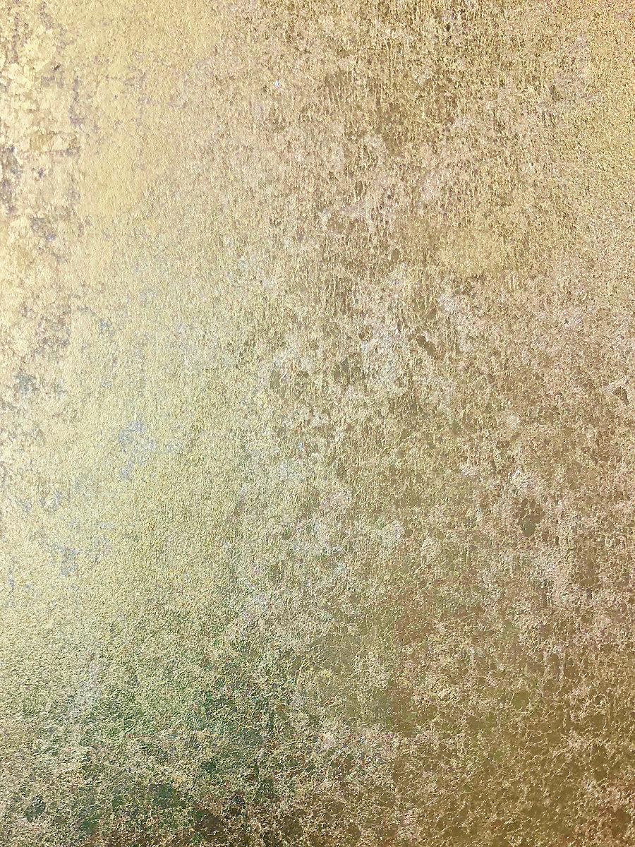 Scalamandre Hand Hammered Leaf Platinum Wallpaper