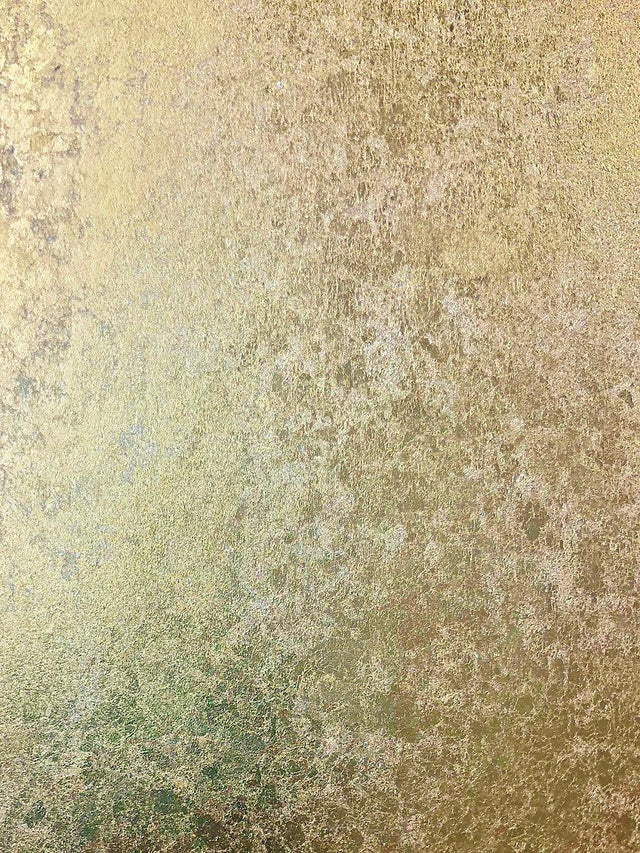 Scalamandre Hand Hammered Leaf Platinum Wallpaper