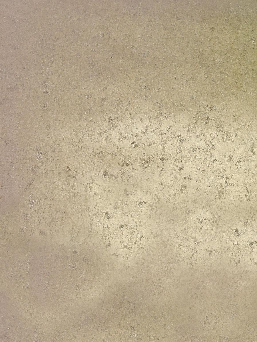 Scalamandre Hand Hammered Leaf Nickel Wallpaper